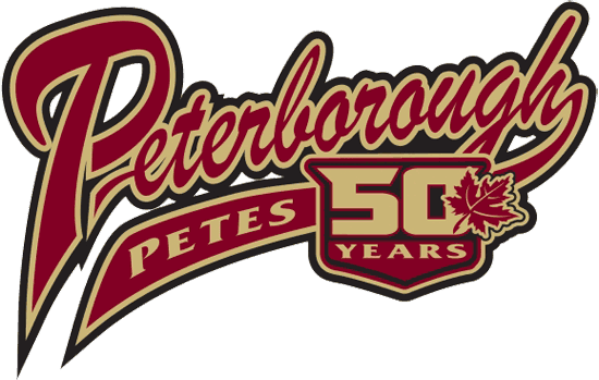 Peterborough Petes 2006 Anniversary Logo iron on transfers for T-shirts
